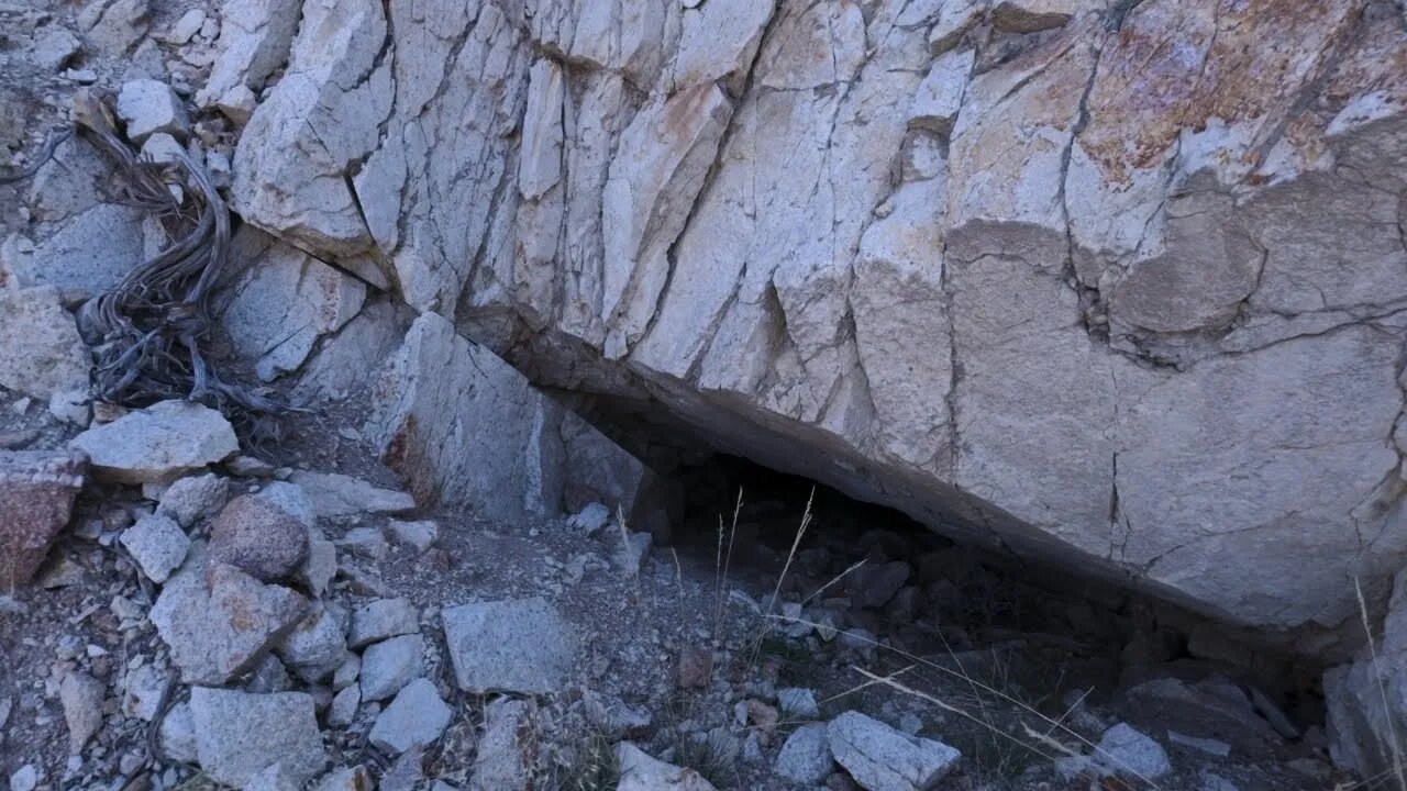 A Tight Squeeze and a Little Blood to Enter This Abandoned Gold Mine