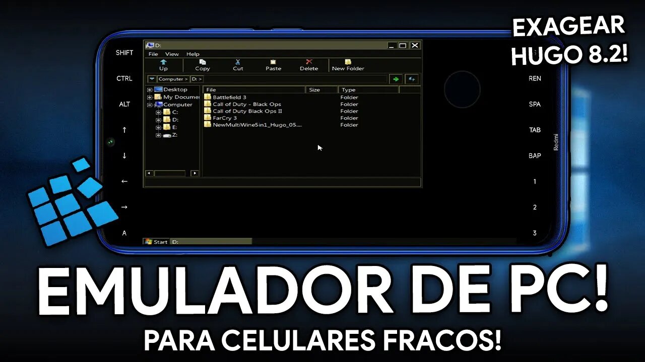 O EXAGEAR PARA CELULARES FRACOS | ExaGear Hugo com VirGL Para EXYNOS, MEDIATEK E SNAPDRAGON