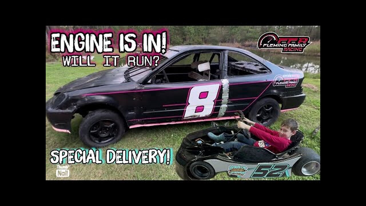 "KNOCKING" Out Another Race Car Engine and Receiving a Special Delivery!