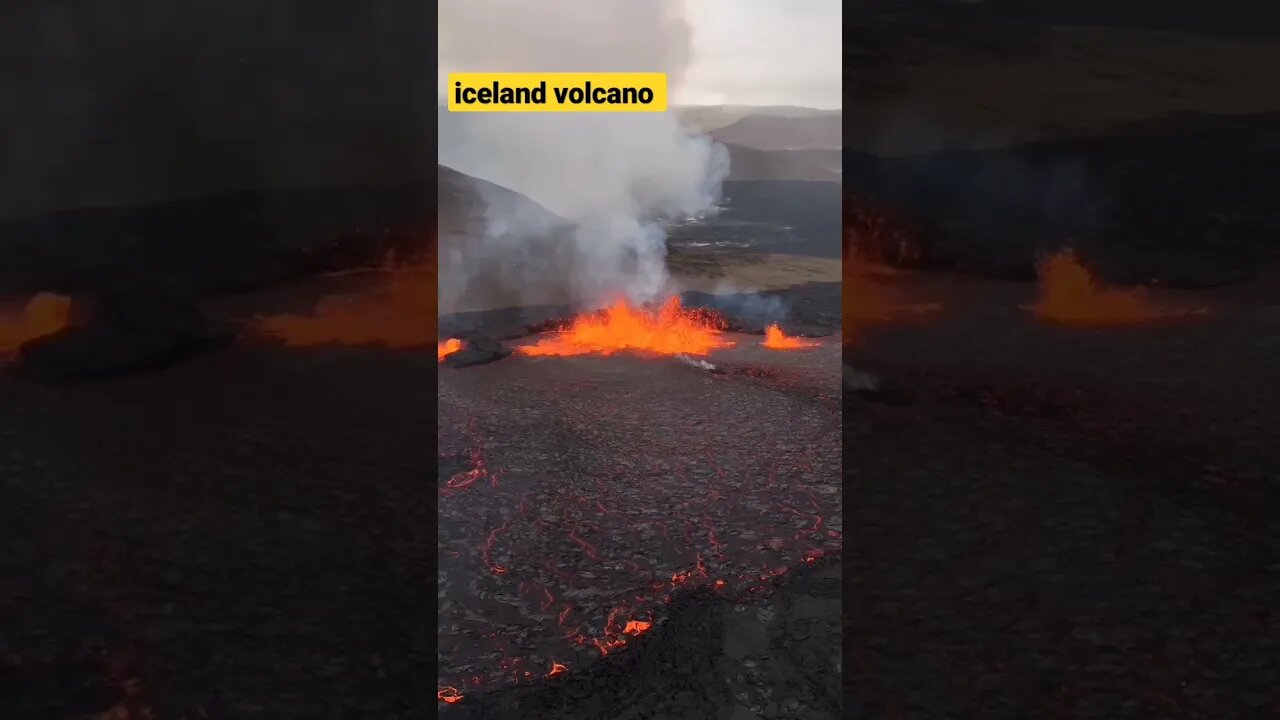 In the heat of the volcano!💥#short