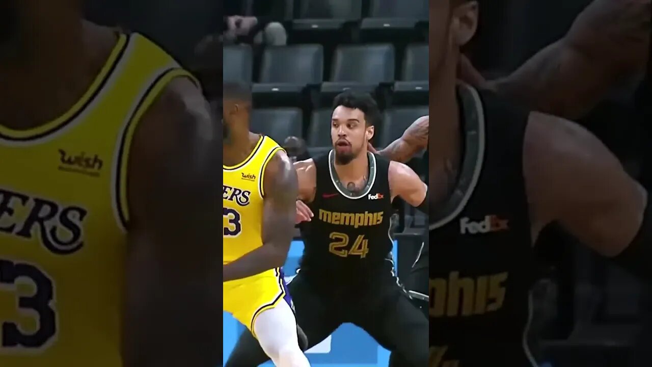 When LeBron & Dillon Brooks went at it 👀
