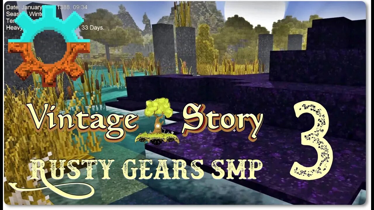 Vintage Story Rusty Gears SMP Ep3 Beyond a Translocator! Carry Capacity, Iron Chests, Better Ruins