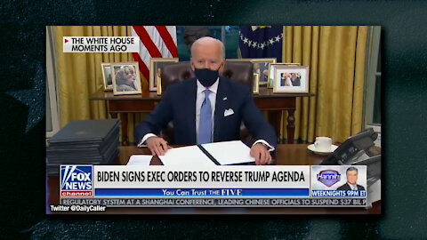 Joe Biden Immediately Signs Several Executive Orders, Reversing President Trump's Agenda