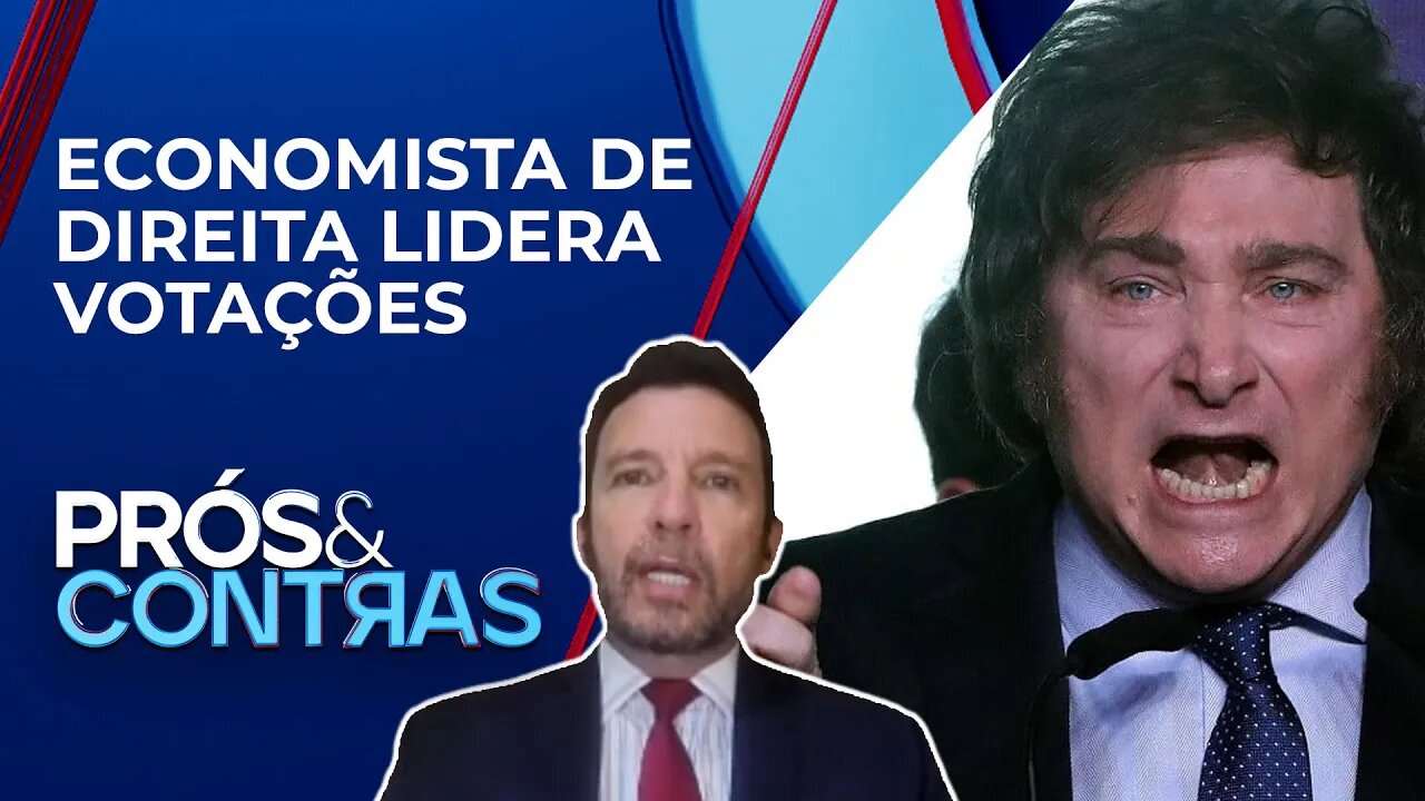 Segré analisa cenário político argentino com vitória de Milei nas primárias | PRÓS E CONTRAS