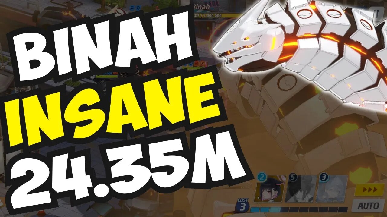 Another Comfy Binah Insane Raid | 24.35m Score | Blue Archive Global