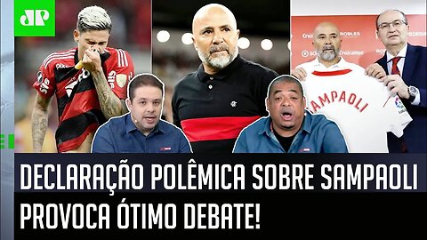 "NÃO DÁ! O cara TÁ COM RAIVA do Sampaoli e FALOU ISSO para..." Declaração gera DEBATE sobre Flamengo