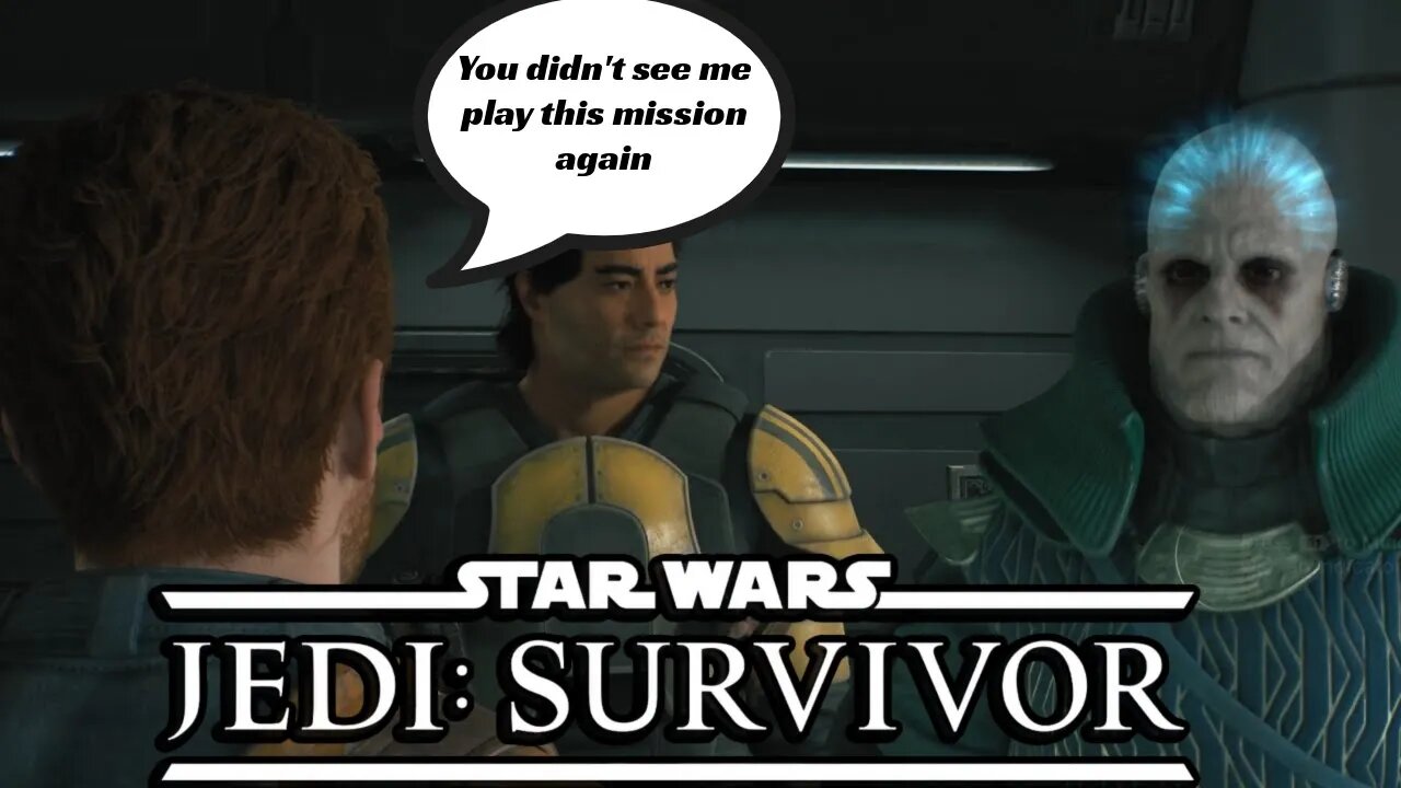 YOU DID NOT SEE ME PLAY THIS AGAIN! ~ STAR WARS: JEDI SURVIVOR ~ PART. 3