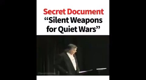 Silent Weapons for Quiet Wars