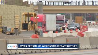 Politifact Wisconsin check on Tony Evers' claim on Walker's infrastructure