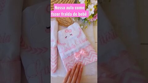 #moldegratis #bebê #costuracriativa #diy #sapatinhodebebe #fraldadebebe #fraldinhadeboca #fraldinha