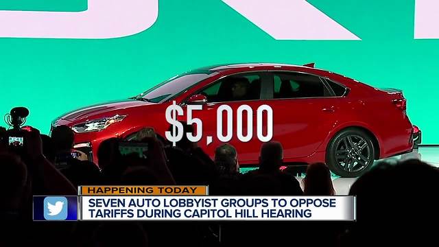 Detroit car manufacturers to speak out against auto import tax