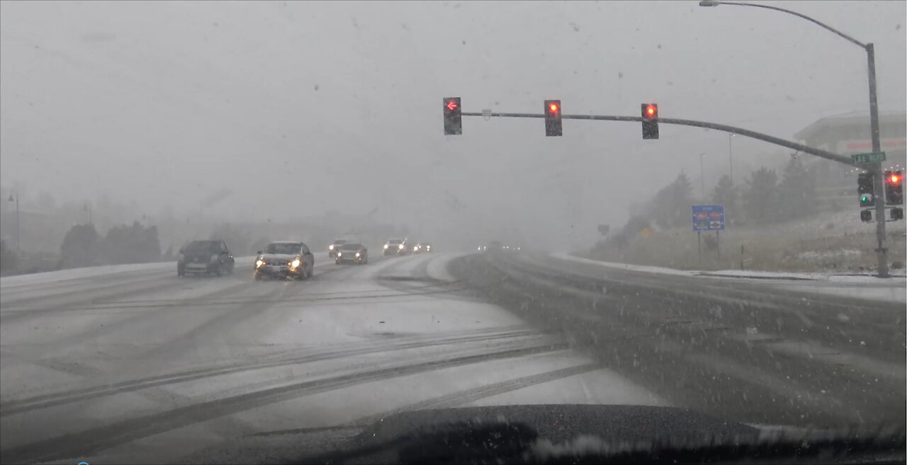 Snowing in Prescott 3.13.19