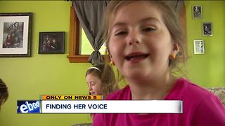 A girl has a voice thanks to our viewers