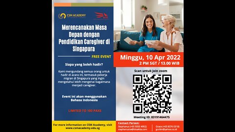 Merencanakan Masa Depan dengan Pendidikan Caregiver di Singapura