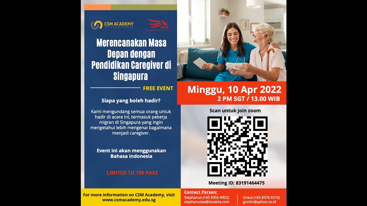 Merencanakan Masa Depan dengan Pendidikan Caregiver di Singapura