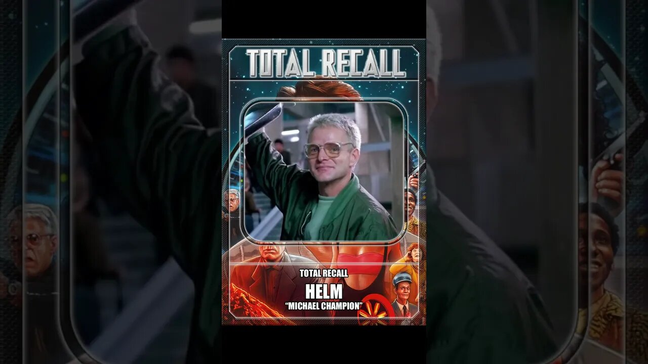Total Recall 1990 Character Cards