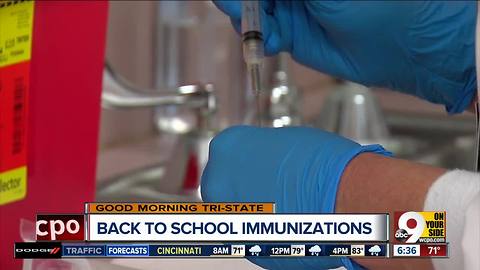 Kentucky students must get an updated vaccine shot in order to go to school this year