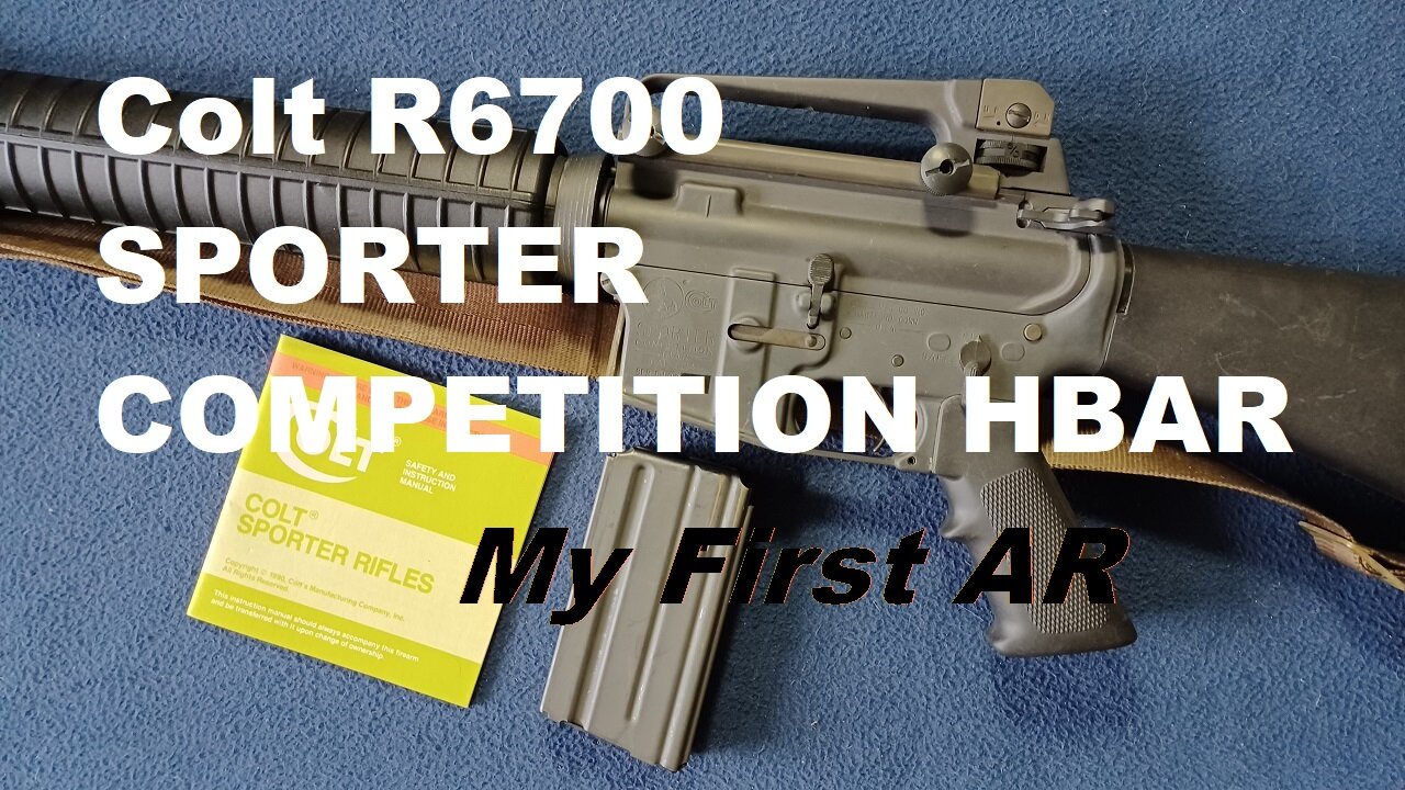 "My first AR" Pre-Ban era Colt R6700 SPORTER COMPETITION HBAR CAL. 223, 5.56 NATO 1/9