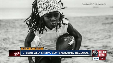 Meet the 7-year-old Tampa athlete being called the next Usain Bolt