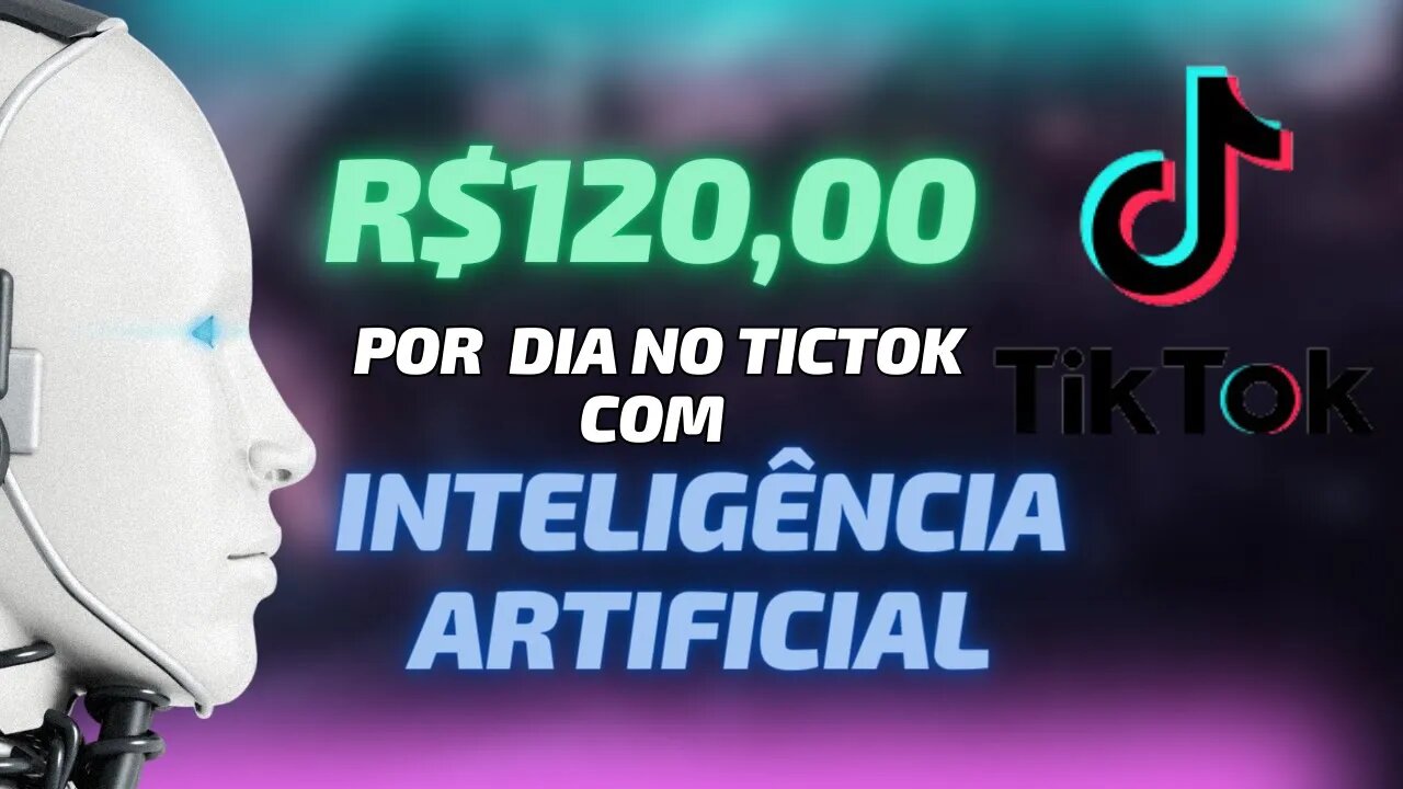 R$120,00 Por dia no TICTOK com [ INTELIGENCIA ARTIFICIAL] #OPUS CLIP