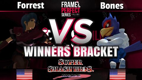 FPS2 Online Winners Top 32 - Forrest (Marth) vs. Bones (Falco) - Smash Melee