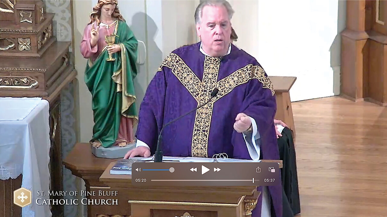 Fr. Richard Heilman's Sermon for Thursday, March 18, 2021