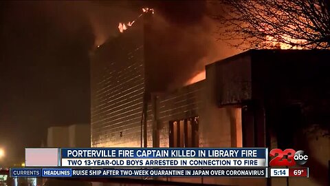 Porterville Fire Captain killed in library fire