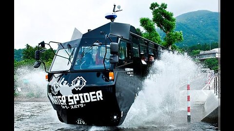 NINJA BUS- A WATER SPIDER IN JAPAN