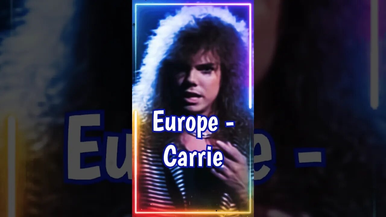 Europe - Carrie (Lyrics) #shorts