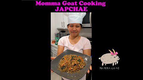 Momma Goat Cooking - Japchae - Korean Sweet Noodles - You'll Go Crazy Over This Recipe