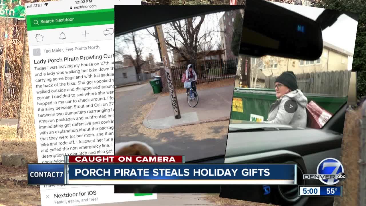 Porch pirate strikes twice in a day, steals gifts from 2-year-old