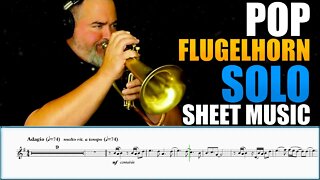 POP BALLAD FLUGELHORN SOLO "Celestial Whispers" by Iain Mundy. Sheet Music Play Along!