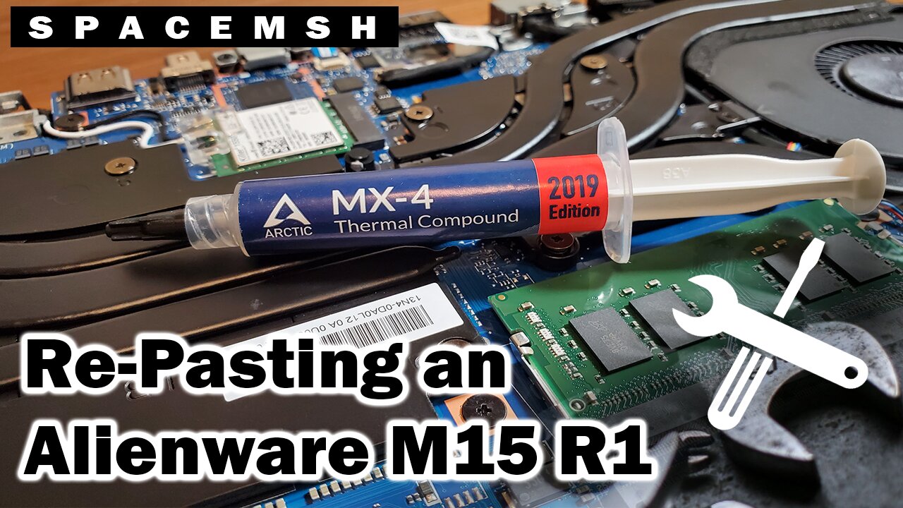 How to Re-Paste a Gaming Laptop (Alienware M15 R1)