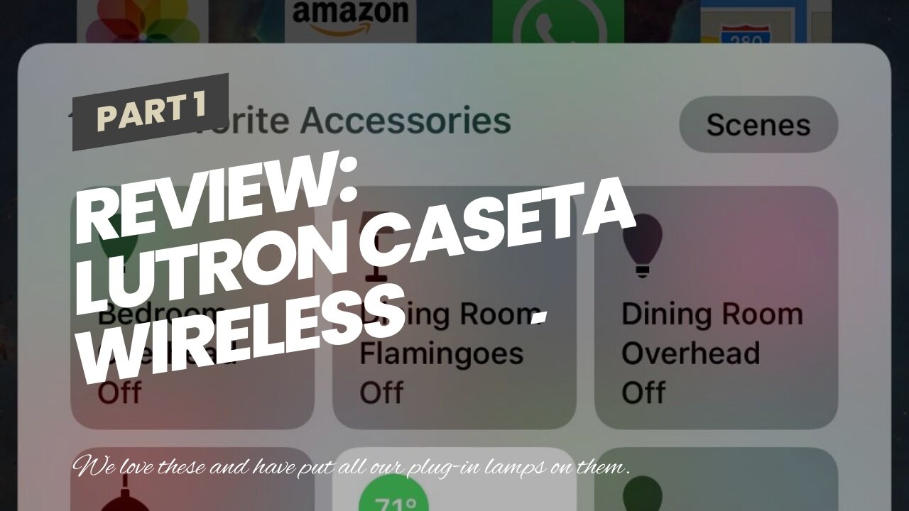 Review: Lutron Caseta Wireless Single-Pole3-Way Smart Lighting Lamp Dimmer and Remote Kit P-...