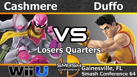 Cashmere (C.Falcon) vs. Duffo (Little Mac) - Losers Quarters - SC64