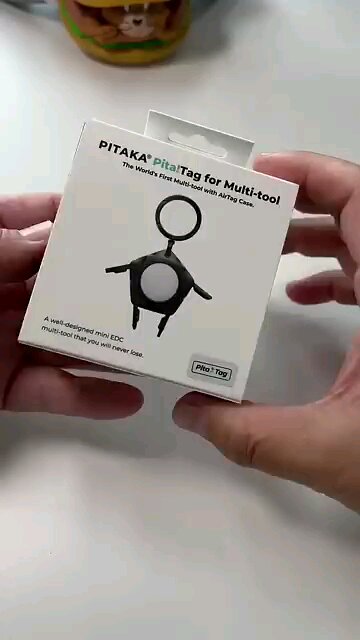 Pitaka Airtag Protective Case, integrated 4 useful gadgets, very Awesome Product #shorts