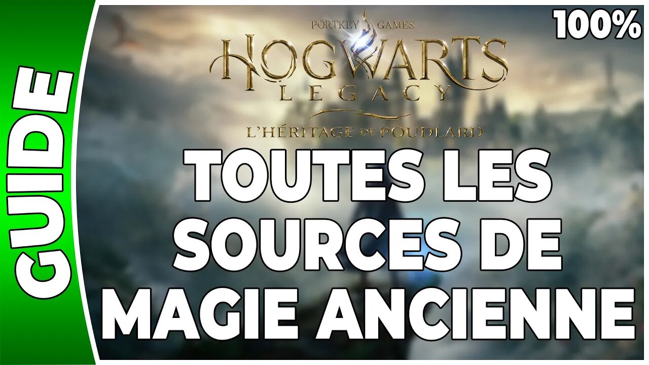 Hogwarts Legacy : l'Héritage de Poudlard - TOUTES LES SOURCES DE MAGIE ANCIENNE - 100% - [PS5 - FR]