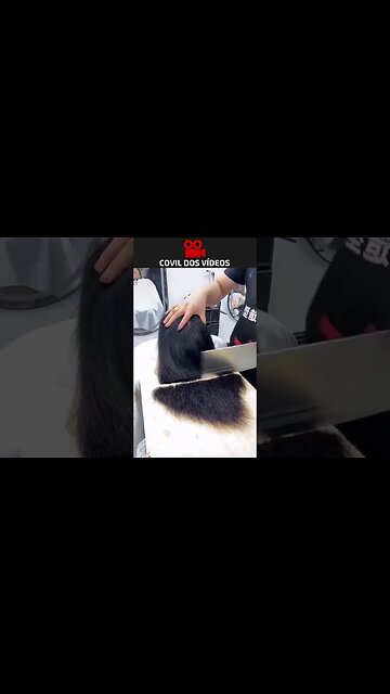 cortando o cabelo com facão #shorts #cortes #cut