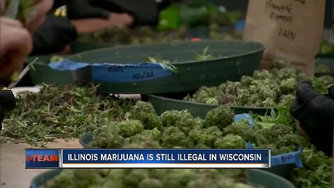 Illinois marijuana is still illegal in Wisconsin. Police look to remind residents