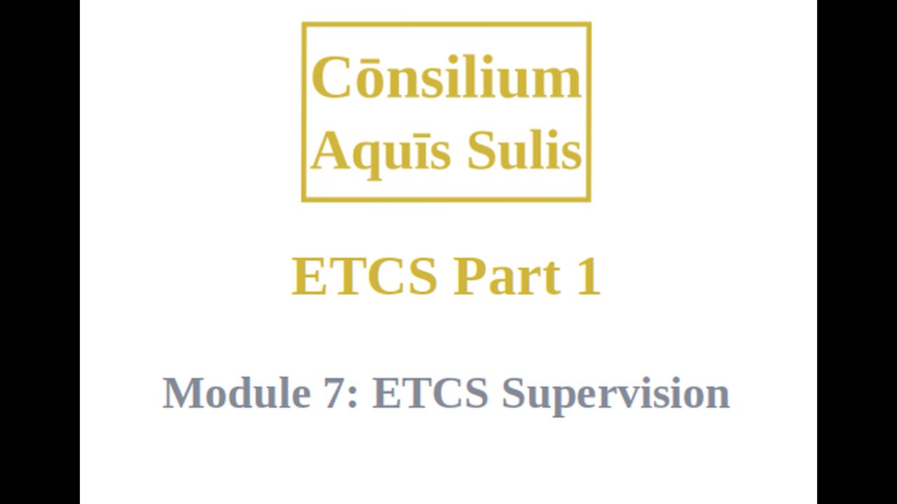 ETCS Part 1 Module 7 (English)