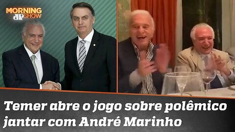 Temer nega constrangimento com Bolsonaro após rir de imitação