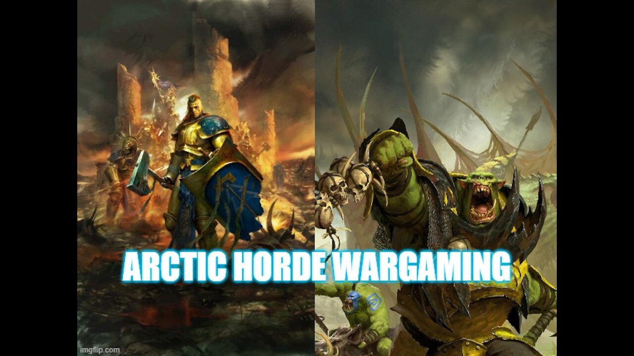 Stormcast Eternals VS Orruk Warclans Warhammer Age of Sigmar Battle Report.Merry Christmas everyone!