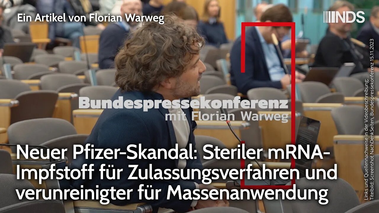 Pfizer-Skandal: Steriler mRNA-Impfstoff für Zulassungsverfahren & verunreinigter für Massenanwendung