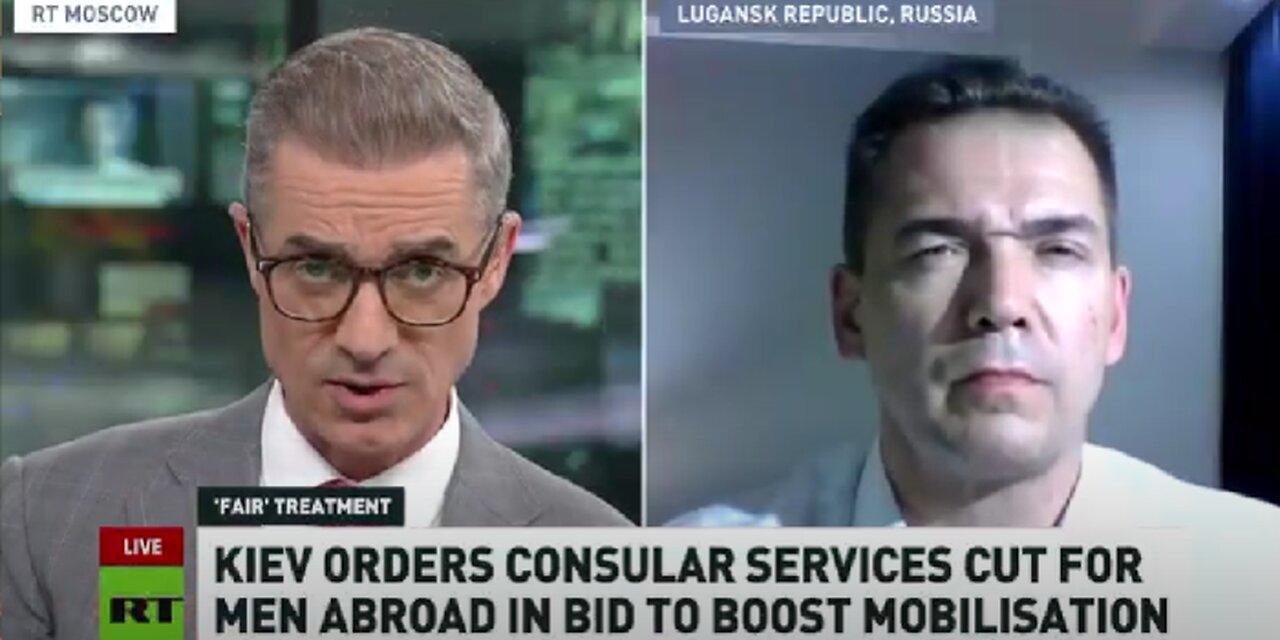 Ukrainan mobilisaatio: "Modernia orjuutta" - Janus Putkonen, RT News, 26.4.2024