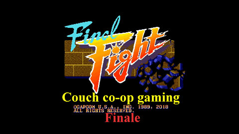 Couch co-op gaming Final Fight Finale