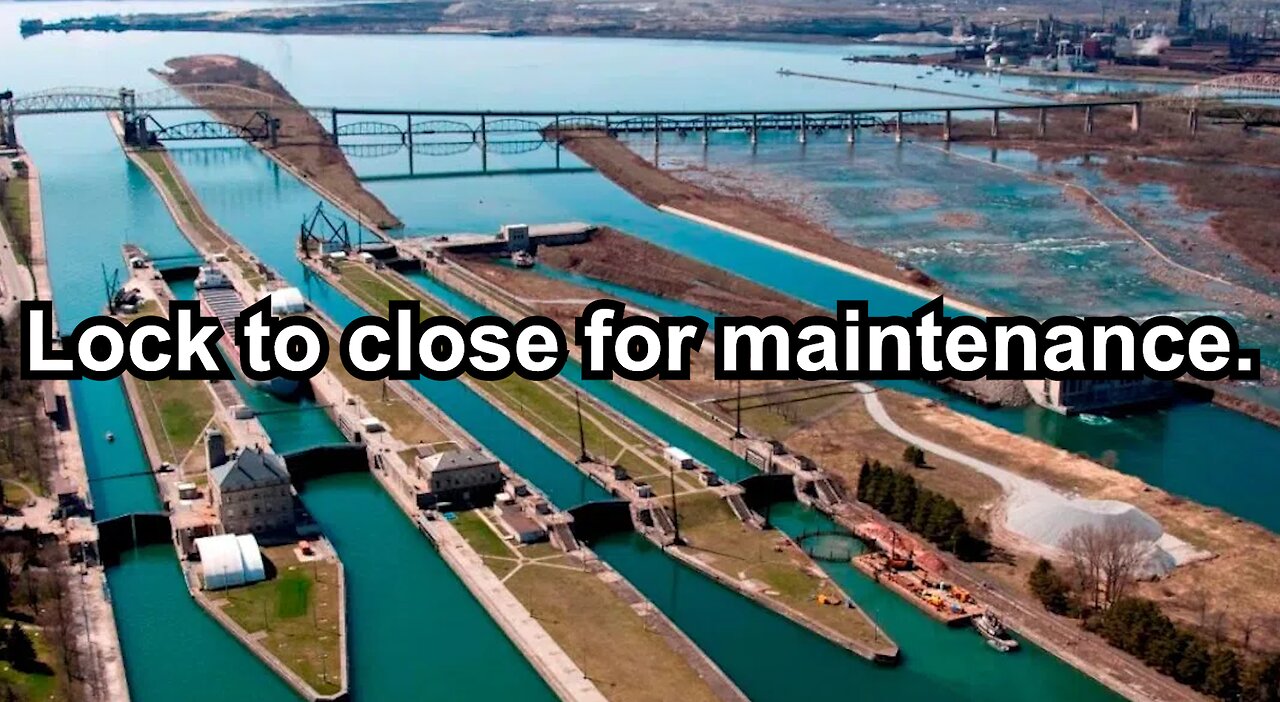 Lock to close for maintenance.