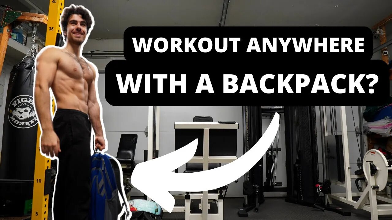 Backpack Lower Body Workout At Home