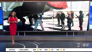 Vintage World War II planes on display in Tampa this week