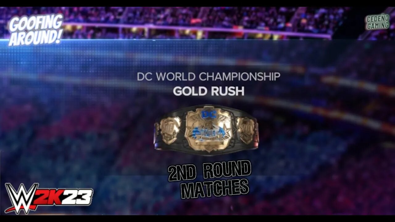 DC Comics Gold Rush Tournament Round 2 WWE 2K23 Gameplay PS5