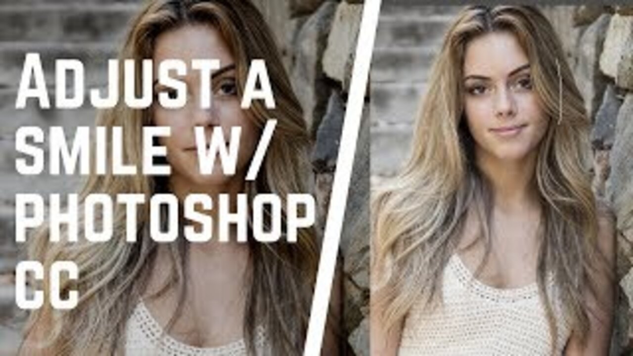 Photoshop - How to Adjust A Smile